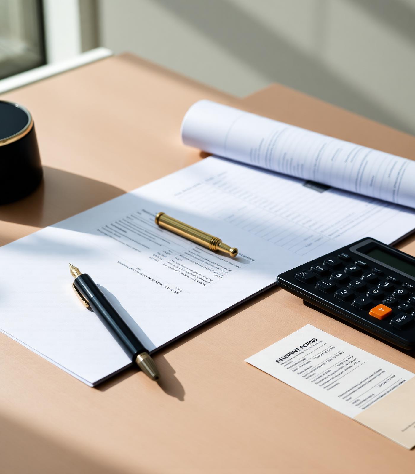 Modern accounting workspace
